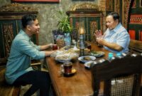 Ketua Umum Partai Gerindra Prabowo Subianto bersama Wali Kota Solo Gibran Rakabuming. (Dok. Tim Media Prabowo Subianto)