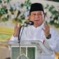 Menteri Pertahanan Prabowo Subianto menghadiri Haul Akbar Sulthounul Qulub Alhabib Munzir Almusawa ke-10 di Kawasan Rajawati, Pancoran, Jakarta Selatan, Minggu, 28 Mei 2023. (Dok. Tim Media Prabowo Subianto)