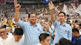 Calon Presiden Prabowo Subianto bersama Calon Wakil Presiden Gibrang Rakbuming Raka. (Instagram.com/@prabowo)