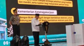 Wakil Presiden (Wapres) Ma'ruf Amin meresmikan 525 Balai Latihan Kerja (BLK) Komunitas di Banten, Jawa Barat (Doc.BNSP)