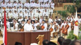Acara Apel Akbar Partai Gerindra di Indonesia Arena. (Facebook.com @Prabowo Subianto)