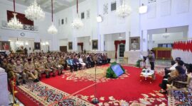 Presiden RI Prabowo Subianto meluncurkan secara resmi e-Katalog versi 6.0. (Dok. Tim Media Prabowo)